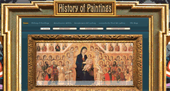 Desktop Screenshot of historyofpaintings.com